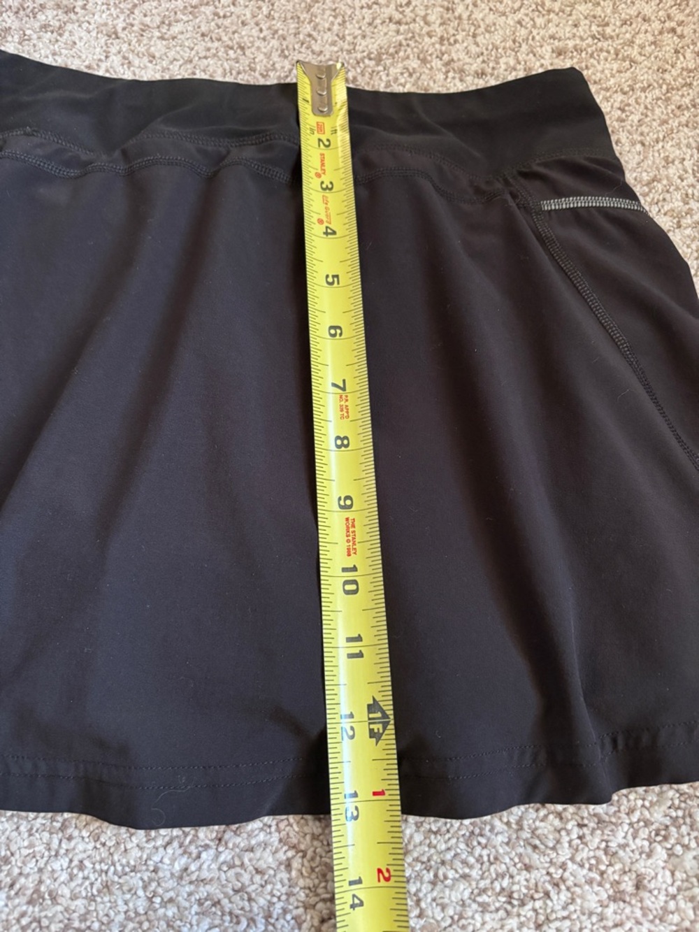 Lucy Endurance Skort Black Running Tennis Outdoor Pickleball Size Small - Picture 9 of 9